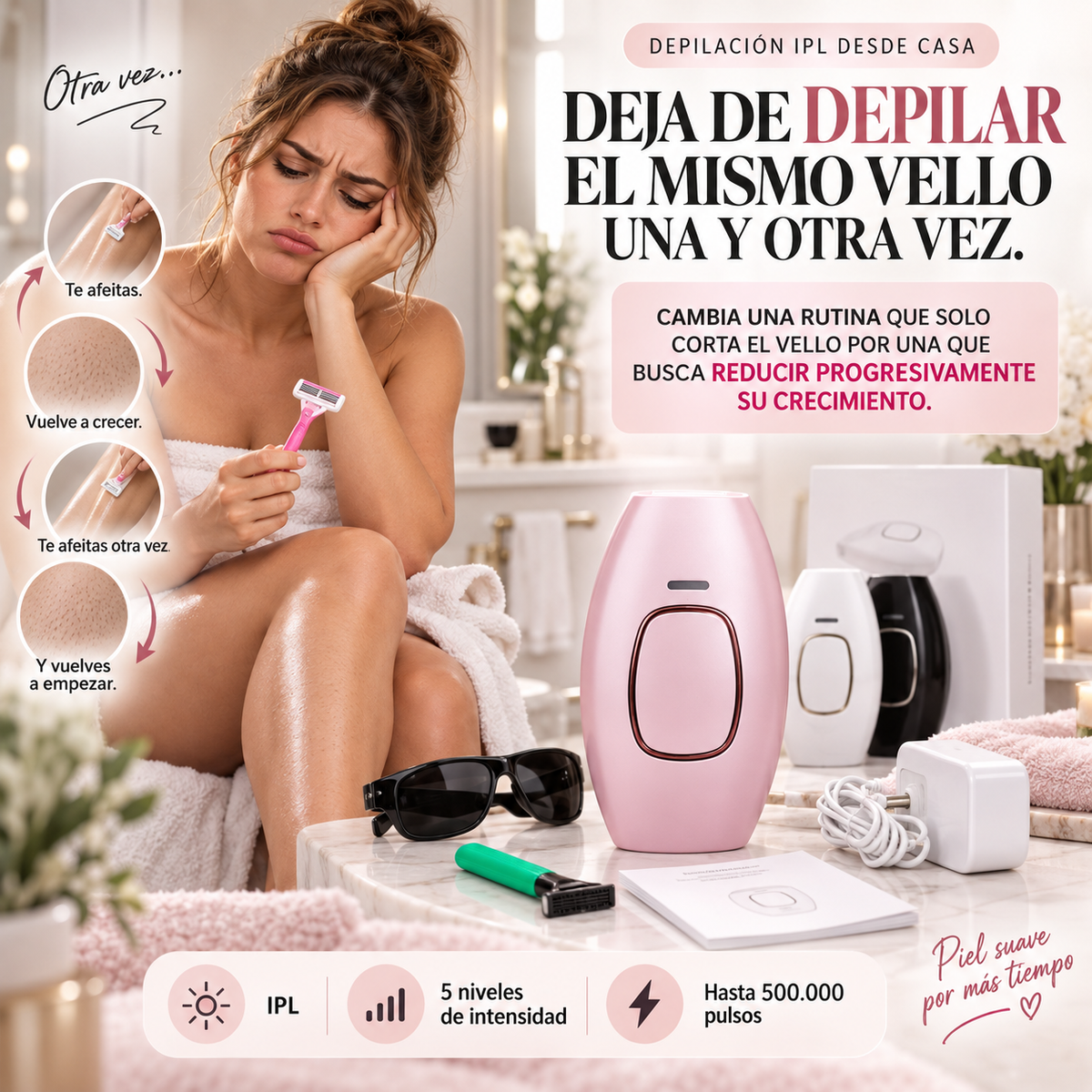 DEPILADOR LASER  PREMIUM